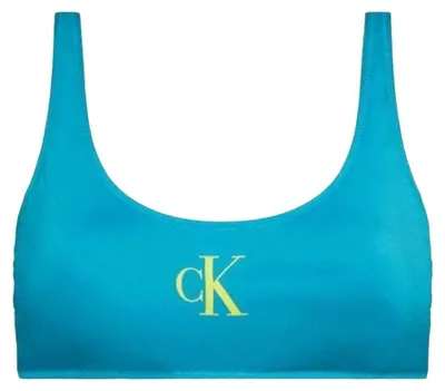 Produktbild von Calvin Klein - Bikini Oberteil für Damen NA942 (XS) (Blau)