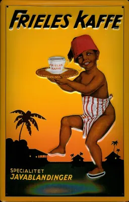 Produktbild von Blechschild Frieles Kaffe Java Kaffee Holland Schild Werbeschild Nostalgieschild