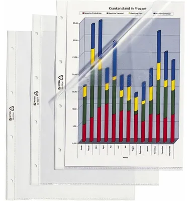 Produktbild von Rexel Prospekth. A4 Weichf.,fs (100), 210 x 297 mm (A4), Transparent, Polypropylen (PP), 328 mm, 264 mm, 36 mm