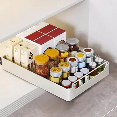 Produktbild von Spš¹lschrankregal Ausziehbar Kš¹chen-Organizer 30CM Wei?