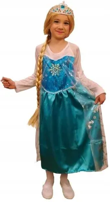 Obrázok produktu pre PartyPro Kostým Ľadová princezná šaty pre dievčatá 134/140 cm