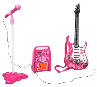 Zdjęcie produktu dla Gitara + mikrofon + wzmacniacz róża 22407
