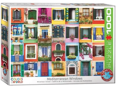 Immagine prodotto di Eurographics Puzzle Mittelmeerfenster, Fenster, 1000 Teile, 68 x 48 cm, 6000-5350