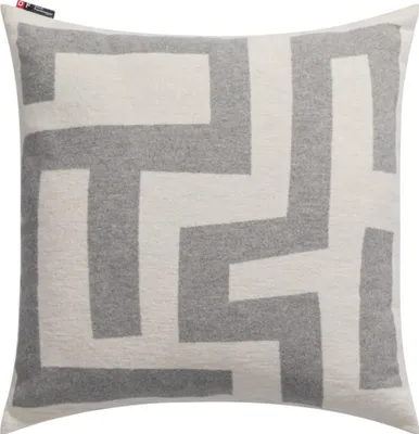Produktbild von Kissenhülle Labyrinth Farbe Grau 50x50cm von David Fussenegger