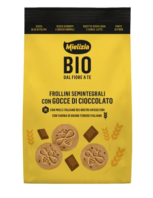 Produktbild von -Teilvollkorn-Kekse mit Schokoladentropfen Mielizia - 250g