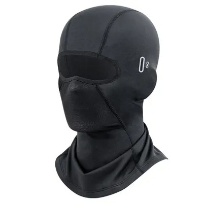 Produktbild von Sturmhaube Winter Motorrad, Fahren Balaclava Gesichtshaube, Skimaske für Outdoorsports Herren Damen Herbst Winter Schwarz