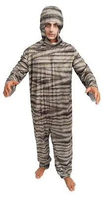 Produktbild von Mumien Kostüm Erwachsene S-M P'TIT CLOWN Halloween Kostümparty