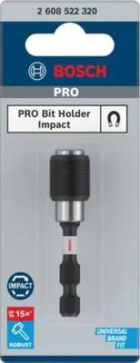 Productafbeelding van PRO Snelwisselbit houder, slagbeitrekkers, 60 mm