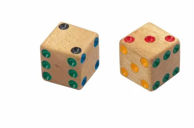Produktbild von Philos Holzwürfel-Set D6 40 mm (4 Stück)