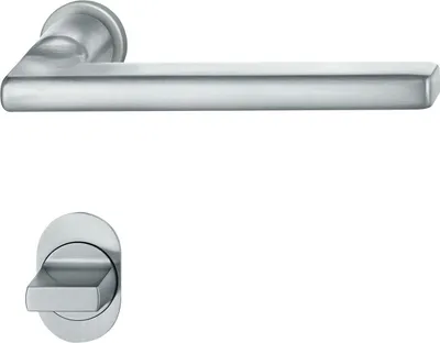 Produktbild von FSB Drückergarnitur 10 1035 flächenbündig WC, 38 - 44, Edelstahl