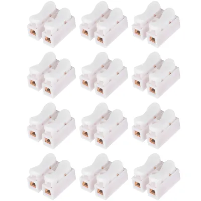 Zdjęcie produktu dla 2-pinowy zacisk złącza kablowego, zacisk CH-2, 2-pinowy zacisk złącza, zacisk zaciskania, złącze, zacisk drutu
