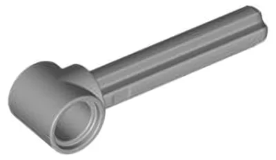 Productafbeelding van LEGO Hellgrau Technic as en penconnector hub met 3L as (5713) – nieuw