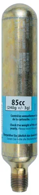 Image de Cartouche de rechange Helite CO2 Cartouche pour gilet de sécurité Airbag Gilet 85cc