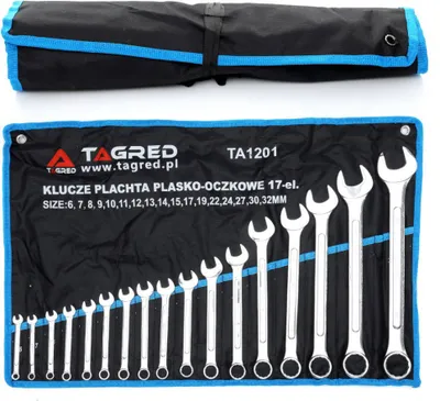 Produktbild von Maulringschlüssel Satz 8-32 mm 17-tlg. Gabel-Ring-Maul-Schlüssel