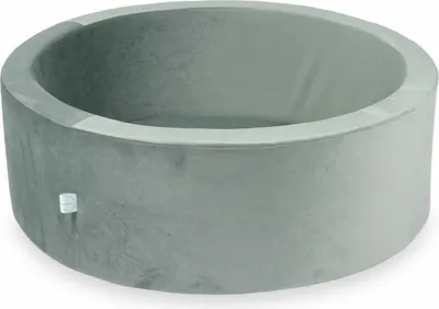 Image de Piscine à balles 90x30 gris velours - Sans balles / Sans balles