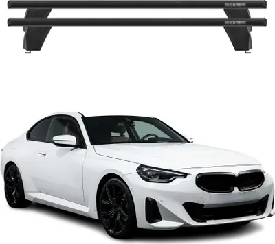 Produktbild von Menabo Dachträger Grundtäger für BMW 2er G42 G87 Coupe 2021-2025 75kg Schwarz 2x
