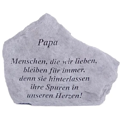 Produktbild von Grabstein - Papa, Menschen die wir lieben .... Grabdekoration