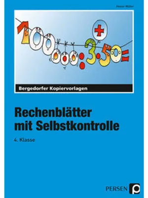 Obrázok produktu pre Rechenblätter mit Selbstkontrolle - 4. Klasse