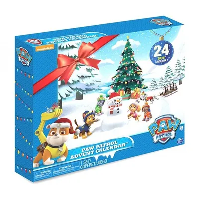 Produktbild von PAW Patrol Advent Calender, Box, Freistehend, Mehrfarbig, 24 Tür(en)