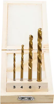Produktbild von BGS 2726 Bohrersatz HSS, linksschneidend, 4-tlg.