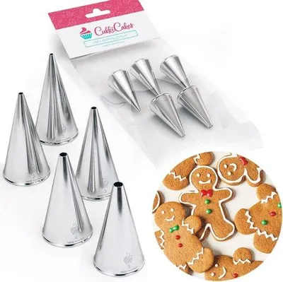Produktbild von Famanu Spritztüllen Set 5-teilig - für kreative Dekoration