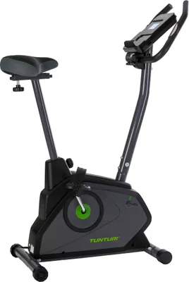 Produktbild von Tunturi Cardio Fit E30 Ergometer Heimtrainer - Fahrradtrainer - Fitnessfahrrad -Fahrradergometer - Hometrainer mit Handpulssensoren + Tablethalterung - Magnetbremssystem und LCD-Bildschirmanzeige