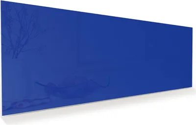 Produktbild von Glasbild 150x60cm in XXL für Wohnzimmer, Schlafzimmer Motiv Königsblauer Hintergrund II