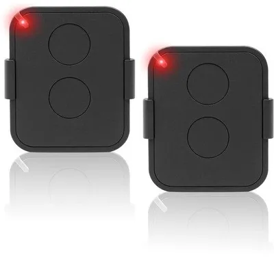 Productafbeelding van 2 stuks universele afstandsbediening poort, 2 knoppen, voor autobarrière, 50 m