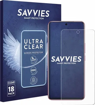 Produktbild von 18x Für Vivo V60e Schutzfolie Savvies Displayschutz Display Schutz Folie Klar Transparent