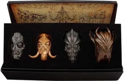 Produktbild von The Elder Scrolls V: Skyrim - Drachenpriester-Masken Sammlerset (4 Stück)