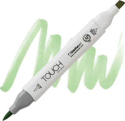 Imagen del producto de Lija fina TOUCH de doble cara, Brush & Chisel, color verde pálido (GY59)