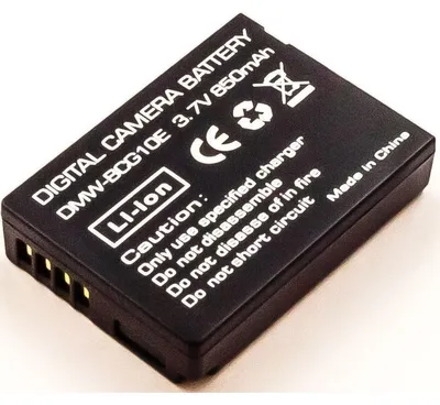 Produktbild von Akku für Leica V-Lux 30 Li-Ion 3,7 Volt 890 mAh schwarz.
