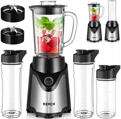 Produktbild von Kerch Fit SB900 4-in-1-Stabmixer mit 900 W für Smoothies und Cocktails