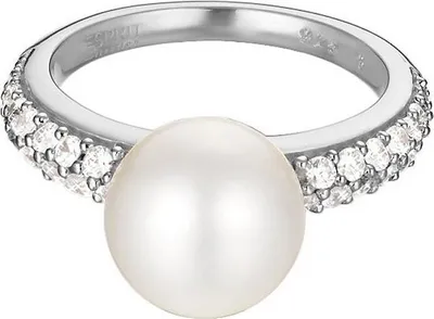 Produktbild von Esprit Damen Ring Silber Zirkonia Pearl Sphere ESRG92300A1, Ringgröße:53 (16.8 mm Ø)