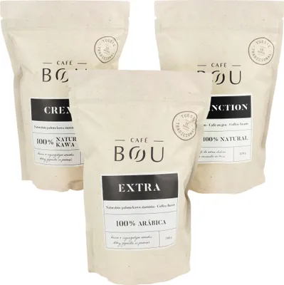 Produktbild von Gemahlener Kaffee BOU Café NATURAL 3x 250g verschiedene Geschmacksrichtungen Espana, EXTRA, CREMA, DISTINCTION