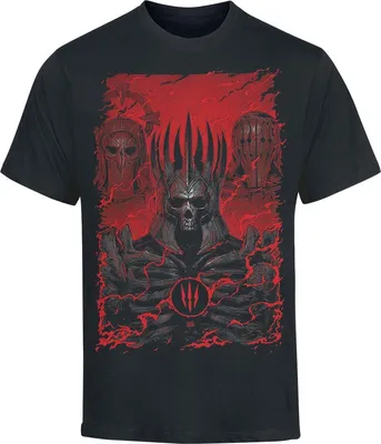 Productafbeelding van The Witcher T-shirt voor heren, "The Wild Hunt", zwart, maat S