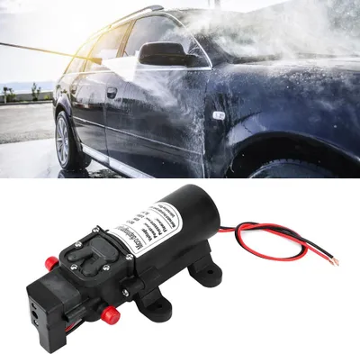 Produktbild von DC 12 V 60 W selbstansaugende elektrische Hochdruck-Mikromembran-Wasserpumpe für Autowaschdruck-Schaltpumpen