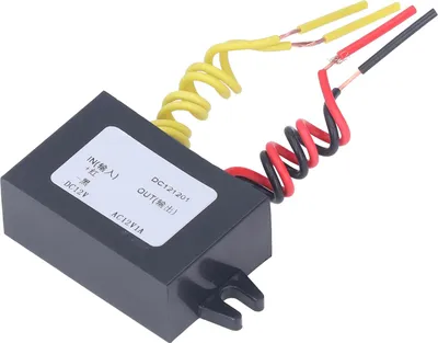 Imagen del producto de Convertidor de corriente continua (DC) a corriente alterna (AC), regulador de voltaje resistente al agua (IP67) para equipos eléctricos (DC 12V - AC 12V)