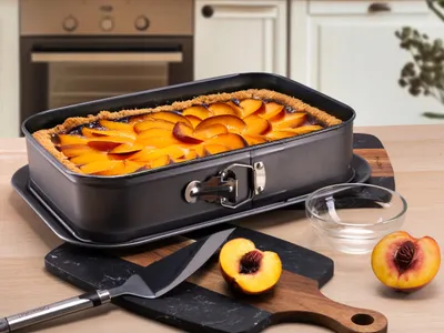 Produktbild von Backform für Kuchen und Torten, Springform mit Kamillenmuster