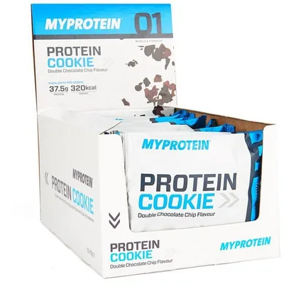 Produktbild von Myprotein Protein Cookie Display 12 x 75 g Double Chocolate
