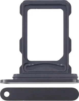 Zdjęcie produktu dla SZUFLADKA TACKA KARTY SIM DO iPhone 16 Pro|16 Pro MAX CZARNY