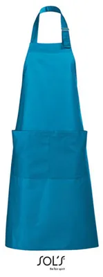 Produktbild von SOLs 88010 | Long Apron Gala - 75 x 90 cm - Farbe: Aqua - Größe: 75 x 90 cm