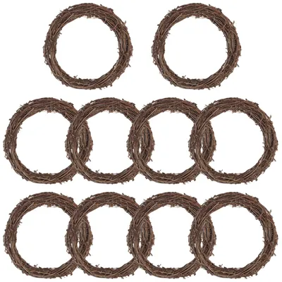 10er-Set Weinrebenkränze 20 cm für Tür- und Fensterdeko