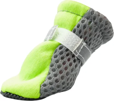 Produktbild von Hundeschuhe atmungsaktive Schutzschuhe für Hunde (4er-Set) Grün M