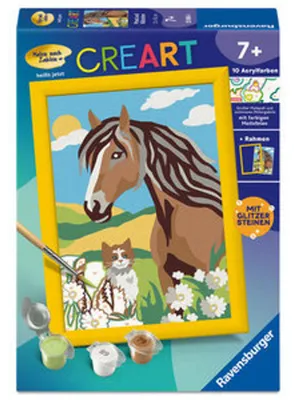Obrázok produktu pre CreArt - Kôň a mačiatko