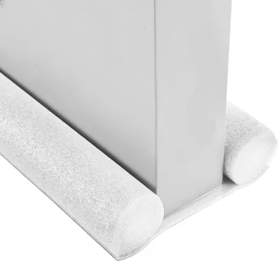 Produktbild von Zugluftstopper für Türen weiß 3er-Set,Türbodendichtung 95cm Türdichtung gegen Zugluft Doppelseitige Schutz vor Zugluft Passgenau zuschneidbare Luftzugstopper mit verbessertem