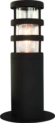 Produktbild von Elstead Hornbaek Außen-Stehleuchte E27 Edelstahl, Schwarz IP44