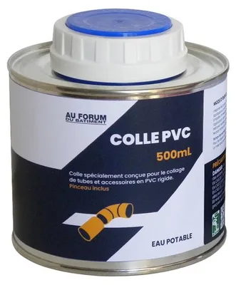 Image de Colle pour raccord en PVC gel pot en métal de 500ml – UNECOL – 2676