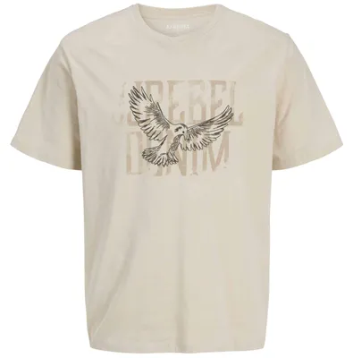 Immagine prodotto di T-shirt Jj Rebel 12290603-MOONBEAM da Uomo