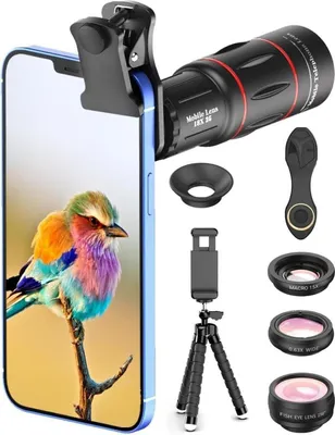 Image de APEXEL Kit Télescope Monoculaire 18x pour iPhone Samsung Smartphones